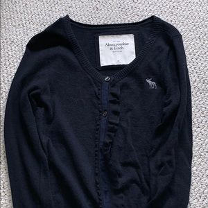 Abercrombie Navy Cardigan